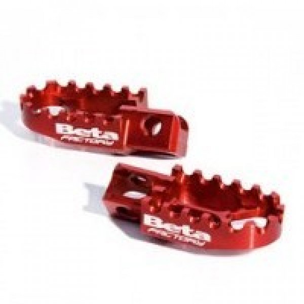 Pedane BETA Ergal Anodizzate Rosso
